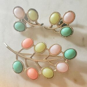 Sarah Coventry "Candy Land" Brooch & Earring Set